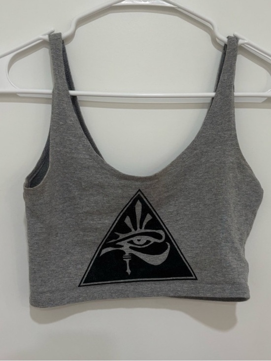 Urban Outfitters Tops - 💕 Urban Outfitters Out From Under Gray Graphic Egyptian Eye Crop Top 💕